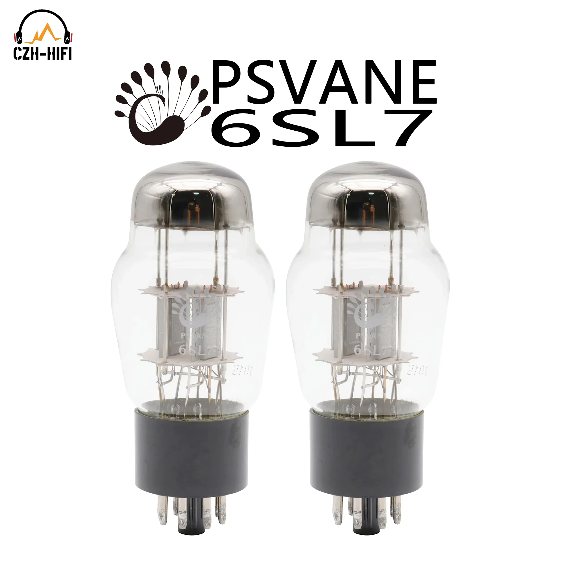 Psvane 6SL7 HIFI Vakuumröhre ersetzen Shuguang Mullard Fullmusic 6H9C ECC35 5691 6N9P Verstärker DIY Kit abgestimmt getestet Image