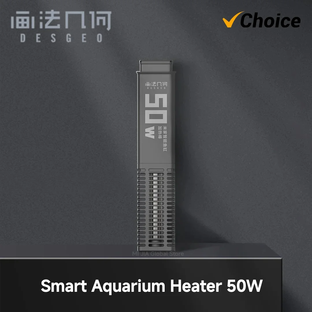 Original DESGEO 50W Intelligenter Aquariumheizer für MiJia Fischbecken mit App-Steuerung, Präziser Thermostat mit Intelligenter Konstanttemperaturregelung Image
