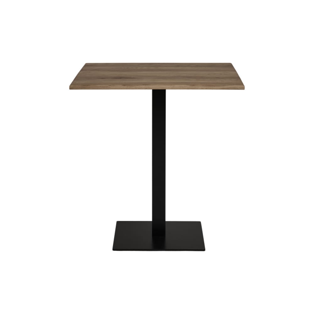 Table de café en chêne massif fumé 70x70x cm