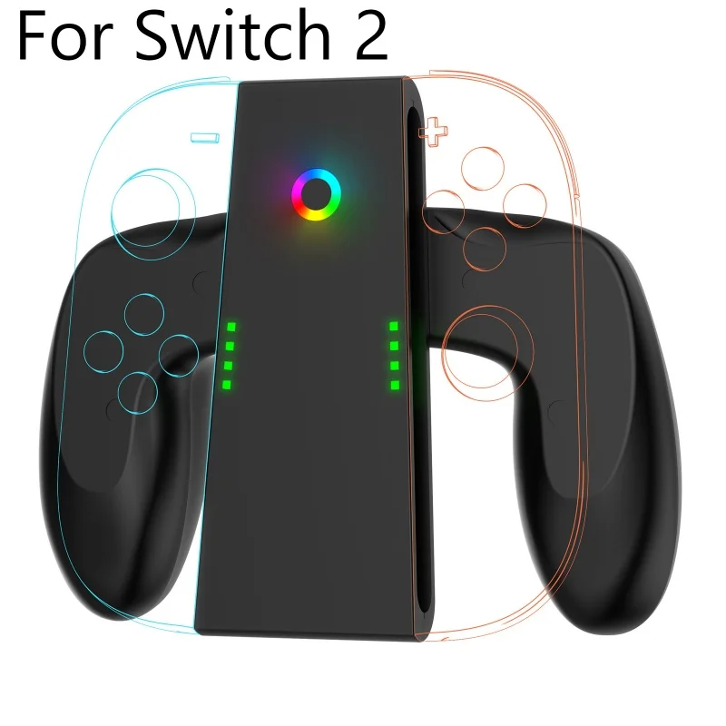 Ladegriff für Switch 2 JoyCon Multifunktionsgriffhalter Typ-C Ladestation Grip Adapter für NS Switch 2 Zubehör Image