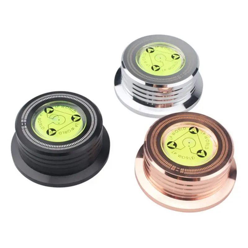 Plattenspieler Universal 50Hz Aluminium legierung Scheiben stabilisator für LP Vinyl Pickup Plattenspieler Phonograph Gewichts klemme Zubehör Image