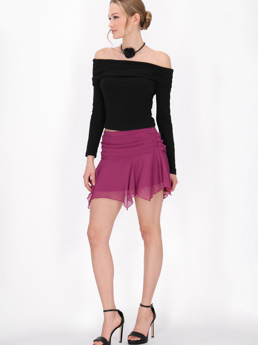 MyMo Rock Damen lila, S