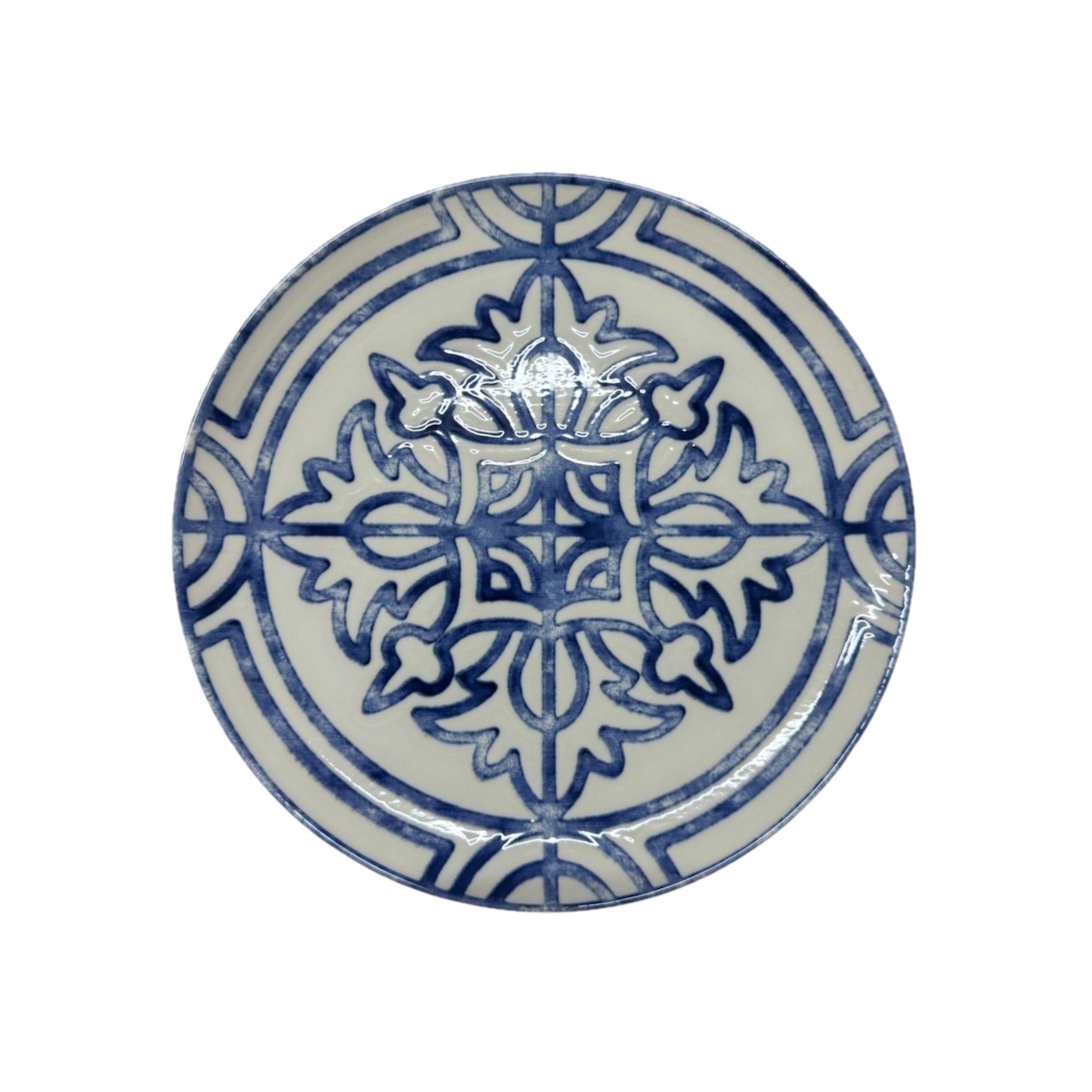 Table Top Sevilla 28 cm flacher Teller mit blauer Verzierung Image