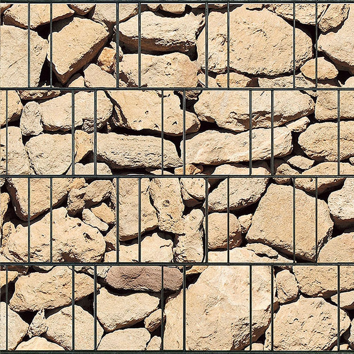 zaun|zu® Sichtschutz Ibiza bedruckter Sichtschutz 2,5m x 2,0m Image