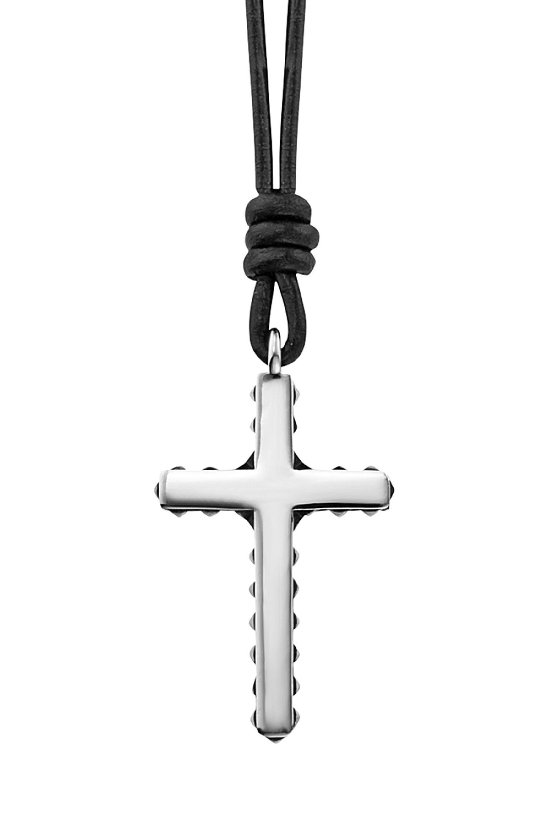 cai Anhänger mit Kette 925/- Sterling Silber Kreuz