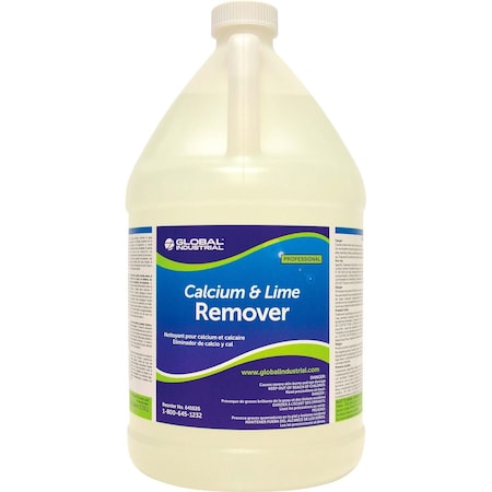 GLOBAL INDUSTRIAL 641626 Calcium & Lime Remover, 1 Gallon Bottle