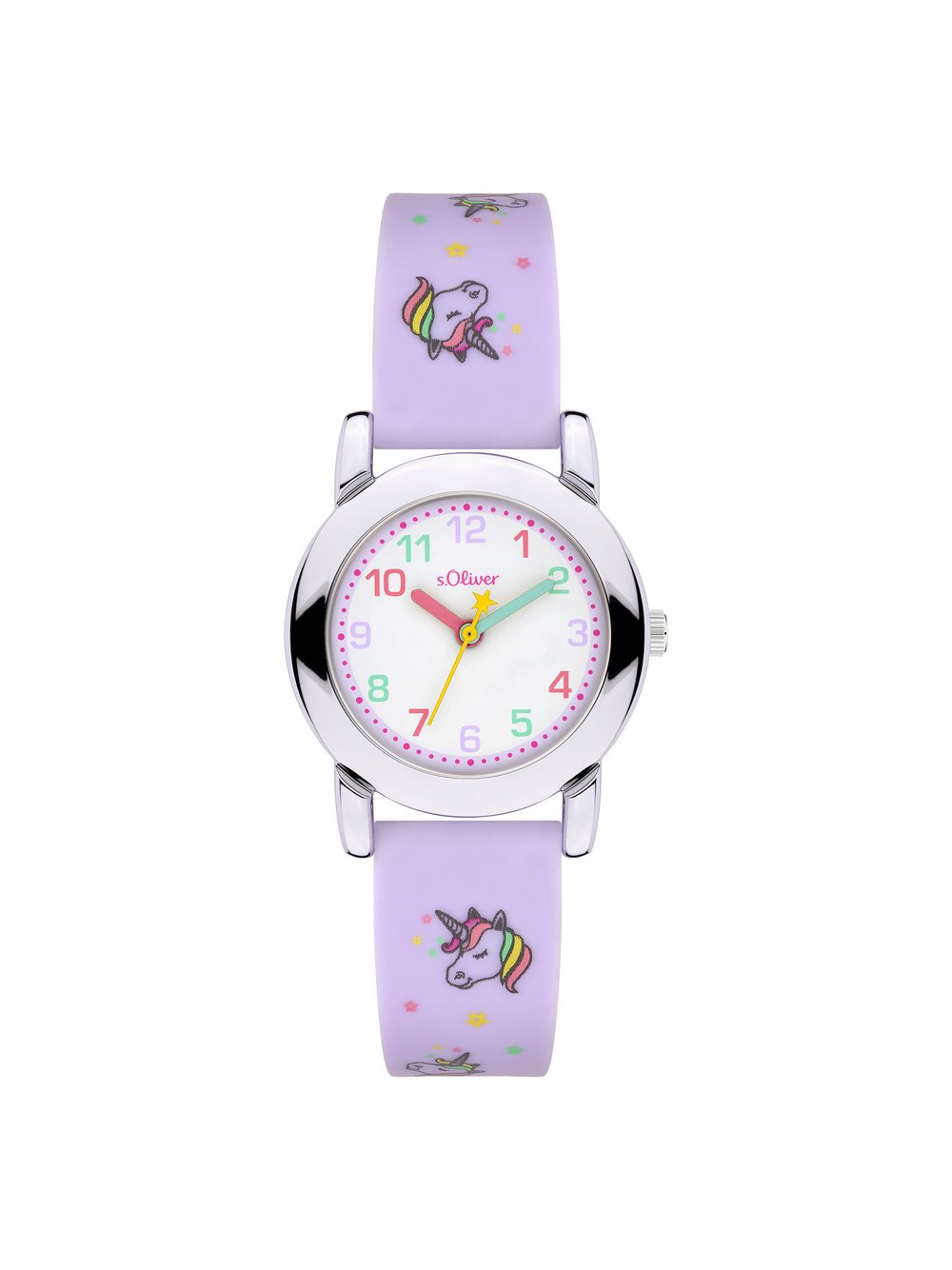 s.Oliver Armbanduhr Mädchen lila, ONE SIZE Image