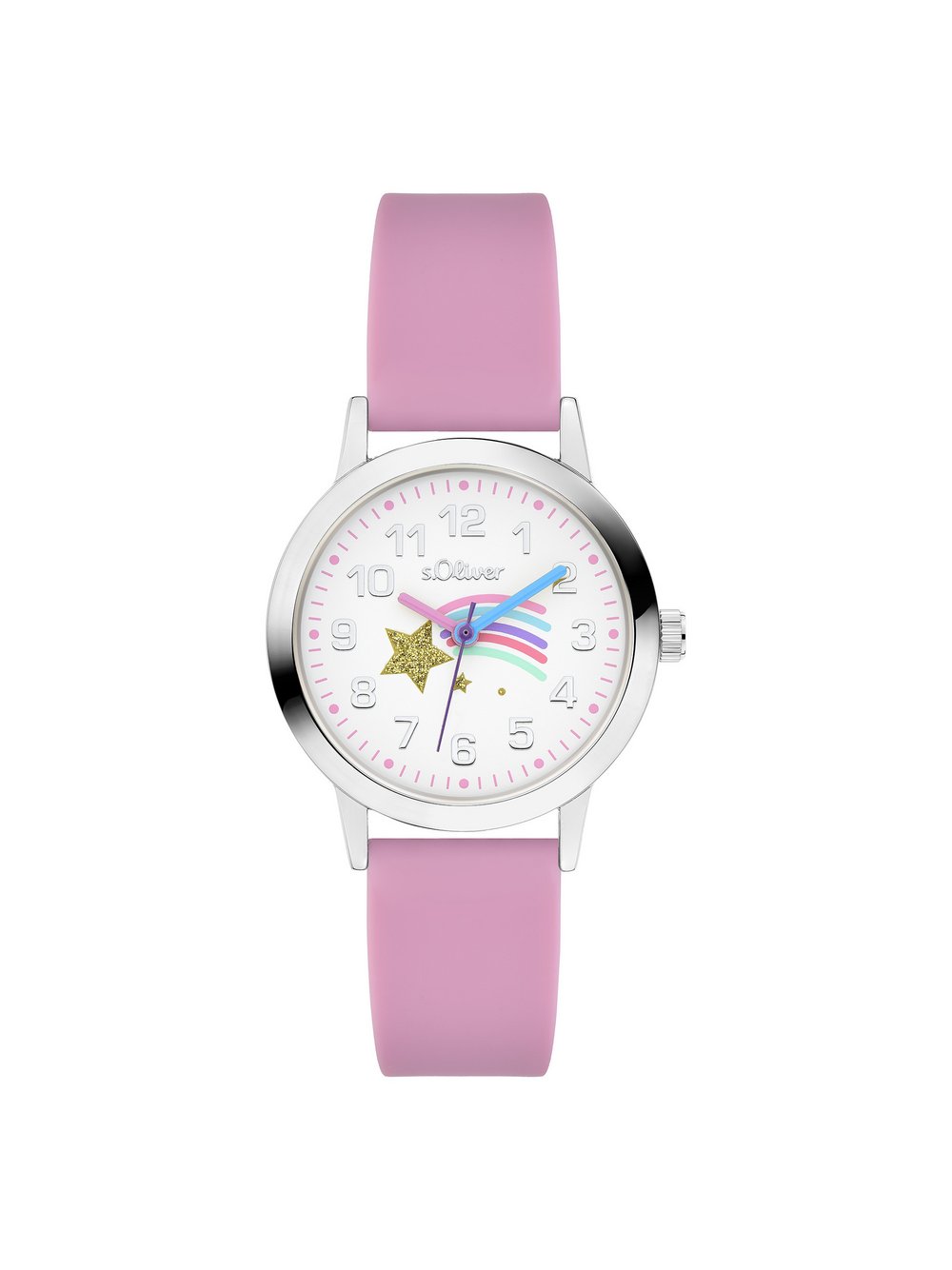 s.Oliver Armbanduhr Mädchen rosa, ONE SIZE Image
