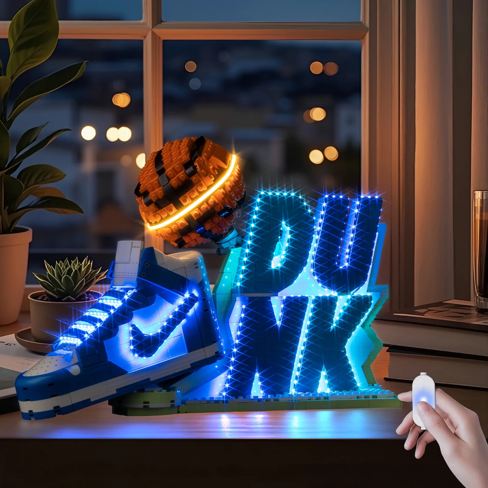 LED-Beleuchtungsset, geeignet für LEGO 43008, Kugelschuhe, Bausteine, DIY, dekorative Lampe (Modellsteine nicht im Lieferumfang enthalten) Image