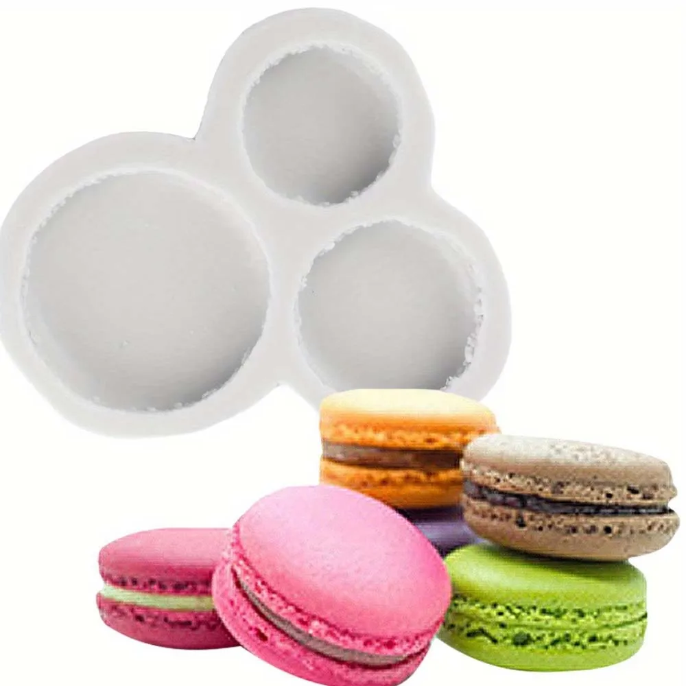 1 Stück Macaron Silikonformen Fondant Kuchenform Schokoladen-Dessertform Küchen-Backwerkzeuge Kuchendekoration Werkzeuge Kerzenformen Image