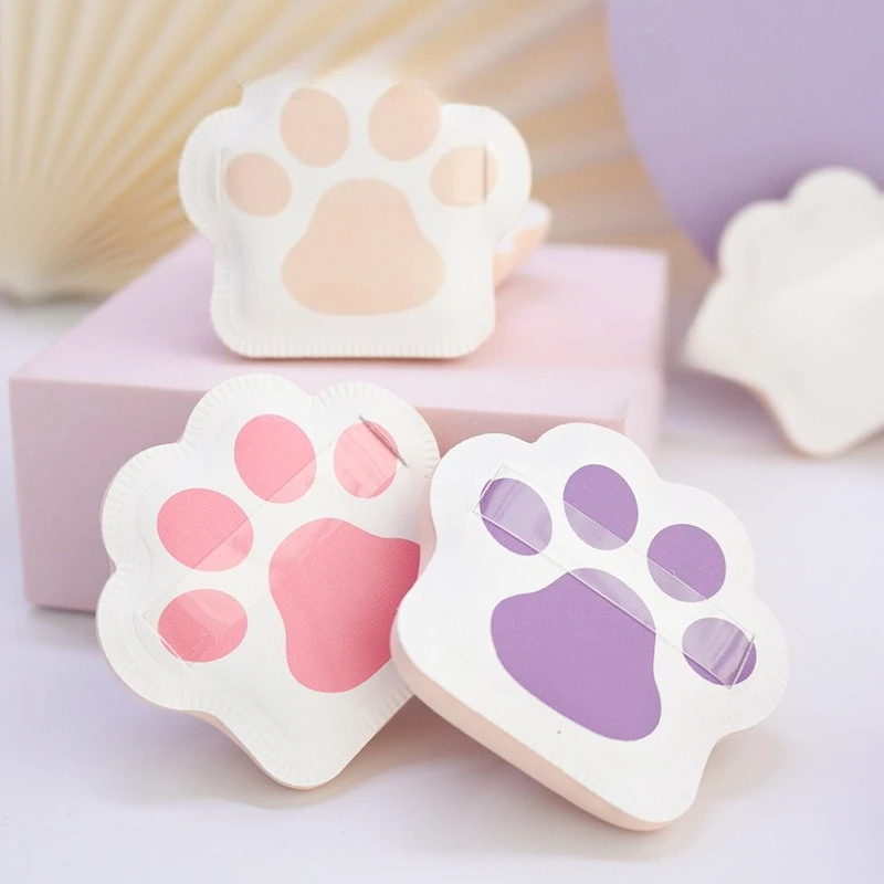 Weiche Pulver Schwämme Puffs Foundation Creme Kissen Puff Katze Klaue Form Make-Up Schwamm Air Kissen Schönheit Kosmetik Werkzeuge Tragbare