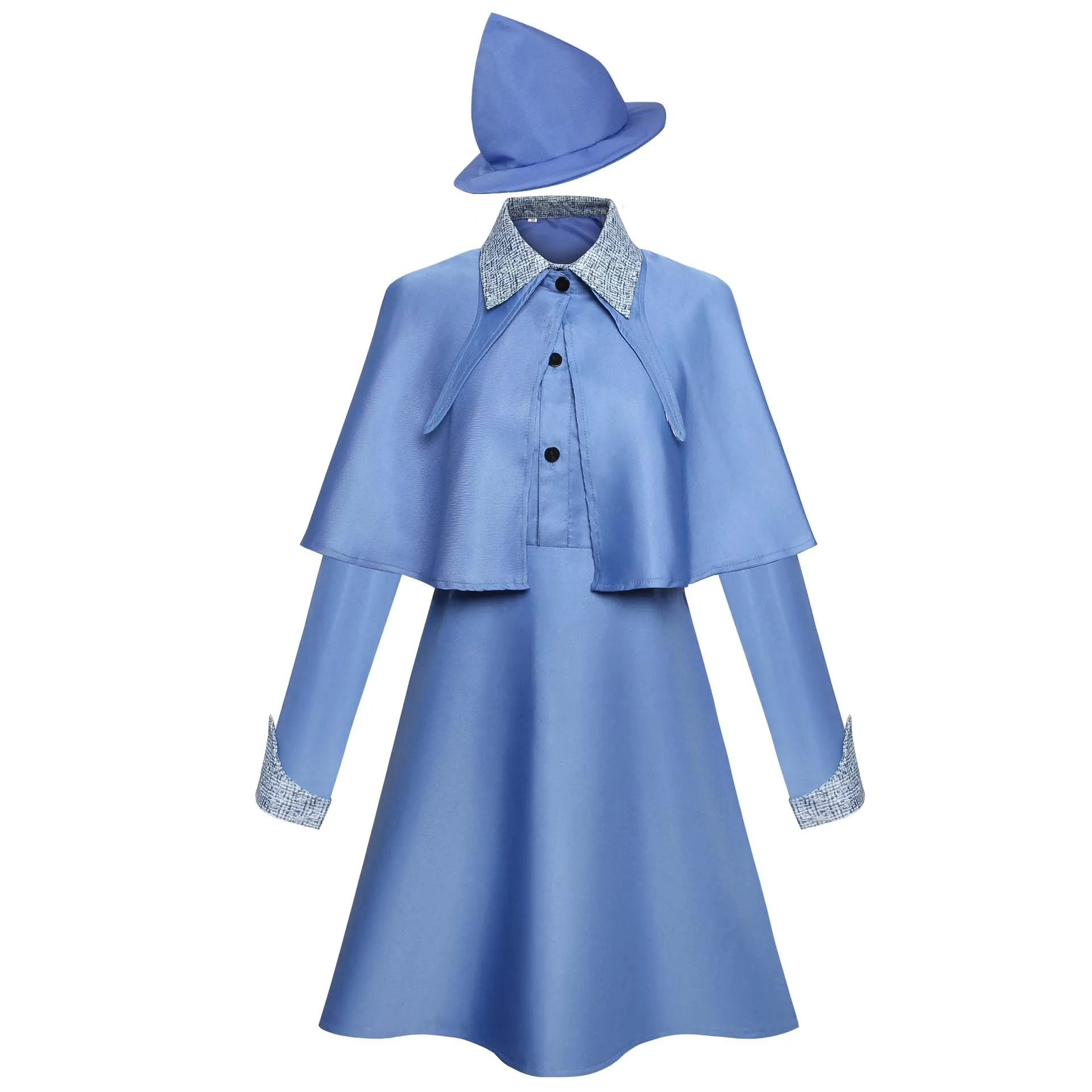 Anime Halloween de Fleur Isabelle Delacour pour Enfant et Adulte Schuluniform Kostüm