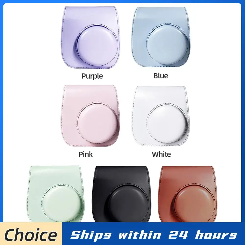 Kameratasche, Retro-Kameratasche, Aufbewahrungstasche, PU-Leder, kratzfest, leicht, Zubehör für Fujifilm Instax Mini 12/11/9/8 Image