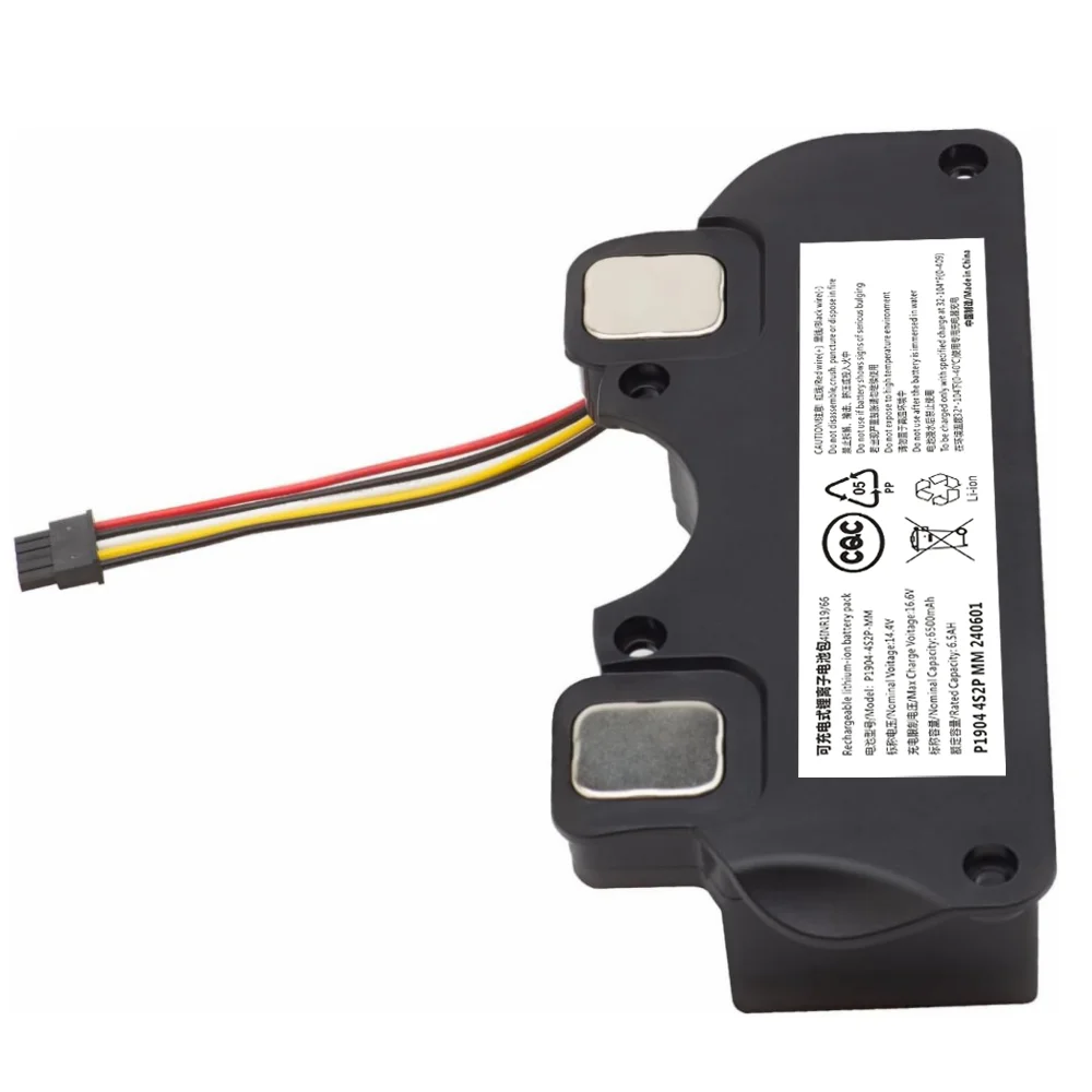 NEUER Ersatzakku für CECOTEC CONGA 4090 4490 4590 4690 Roboter-Staubsauger, Zubehör, Ersatzteile, Werkzeug, 14,8 V, 6500 mAh. Image