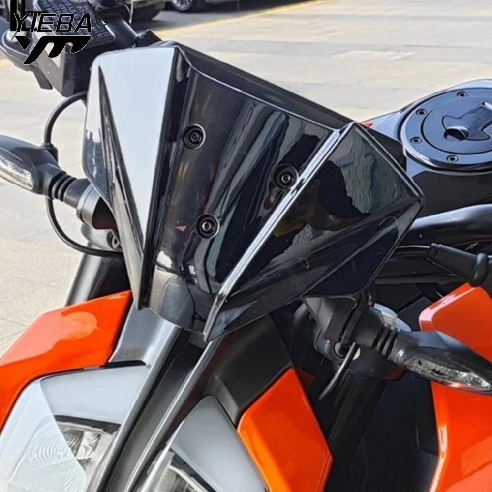 2024-2025 2026 Für Duke 390 250 125 DUKE 250 DUKE 125 Motorrad Windschutz Windschutz Windabweiser Schild Schutz DUKE 390 Image