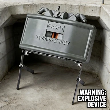 Claymore Landmine-Spielzeug mit Fernbedienung, Wasserperlen-Gel-Kugeln für Outdoor CS Airsoft Taktische Ausrüstung Image