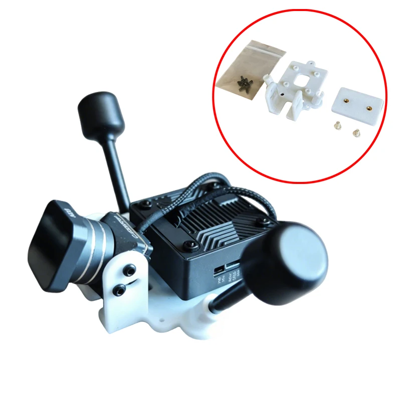 1Set FPV Bildübertragung Halterung Gimbal Halterung Kamera Halter Kompatibel mit Walksnail Moonlight Kit/Avatar HD V2/HD Pro Teile Image