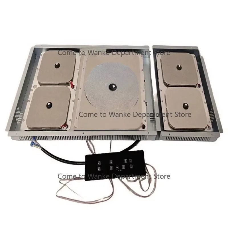 Neuer versteckter, unsichtbarer 5-Brenner-Induktionsherd aus Invas für unter Granit und unterstützt eingebautes Induktionskochfeld Image