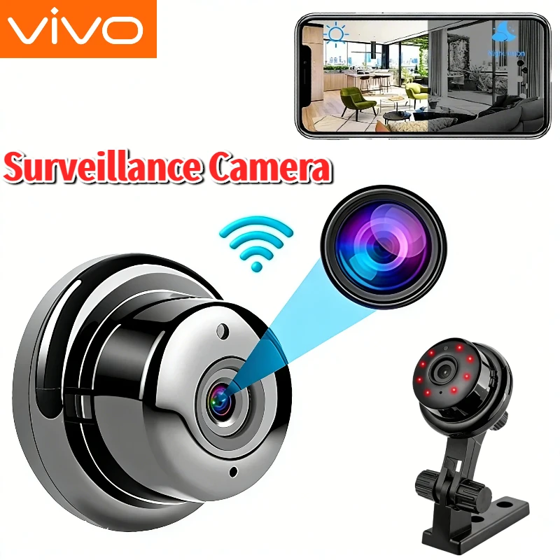 VIVO Drahtlose WiFi Kamera HD 4K Infrarot Nachtsicht Mini Kamera Outdoor Smart Erkennung Home Security Fern Überwachung Kamera Image