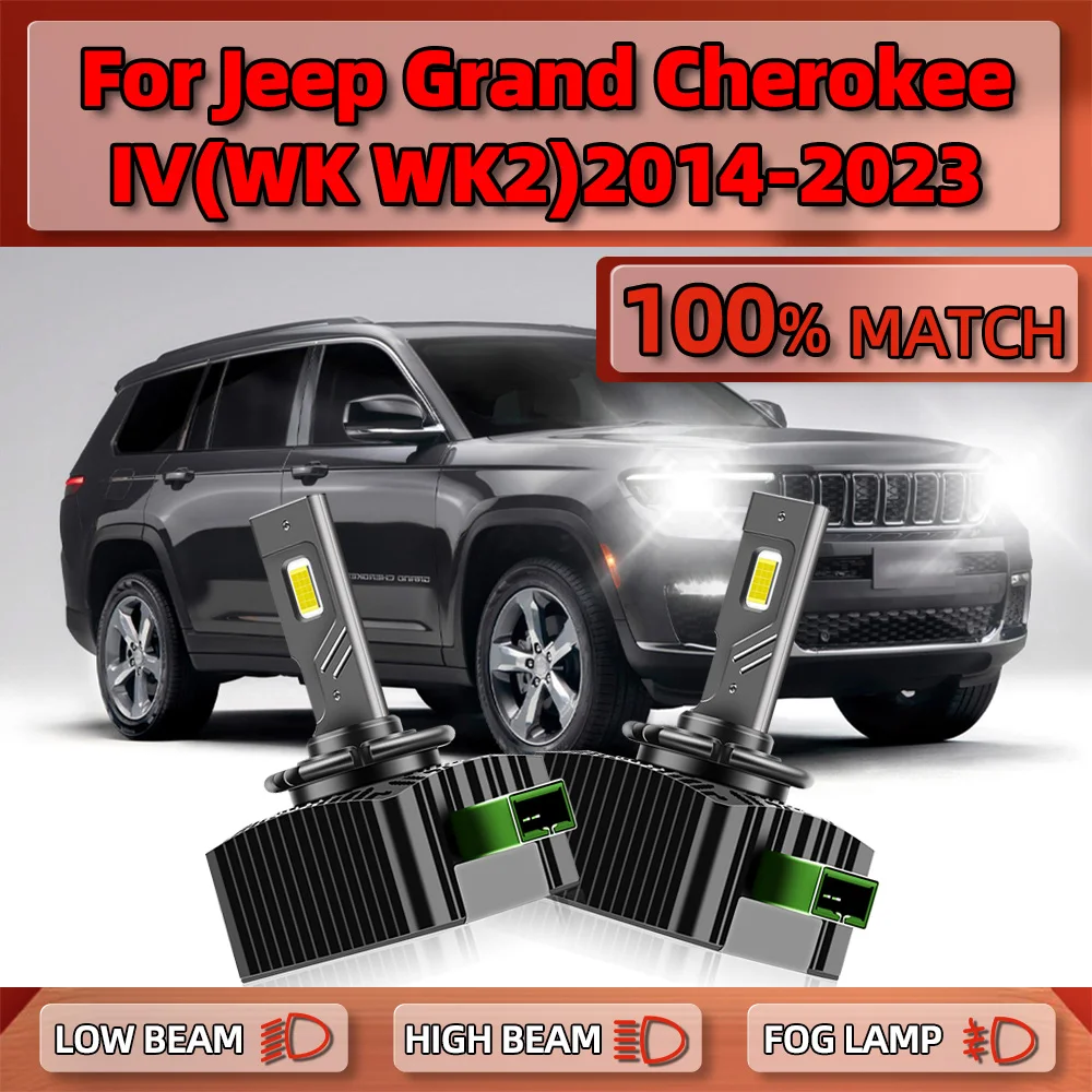 D3s led scheinwerfer 120w xenon lichter 25000lm csp chip auto lampe 12v stecker und spiel für jeep grand cherokee iv (wk wk2) 2016-2019 Image