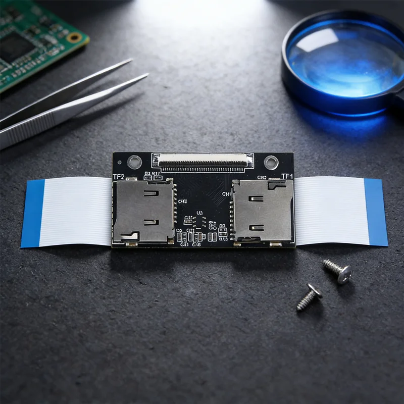 VCR NAS Dual TF-Karten-Speicher-Upgrade mit CE-Schnittstellenverbindung für Industrie-PCs