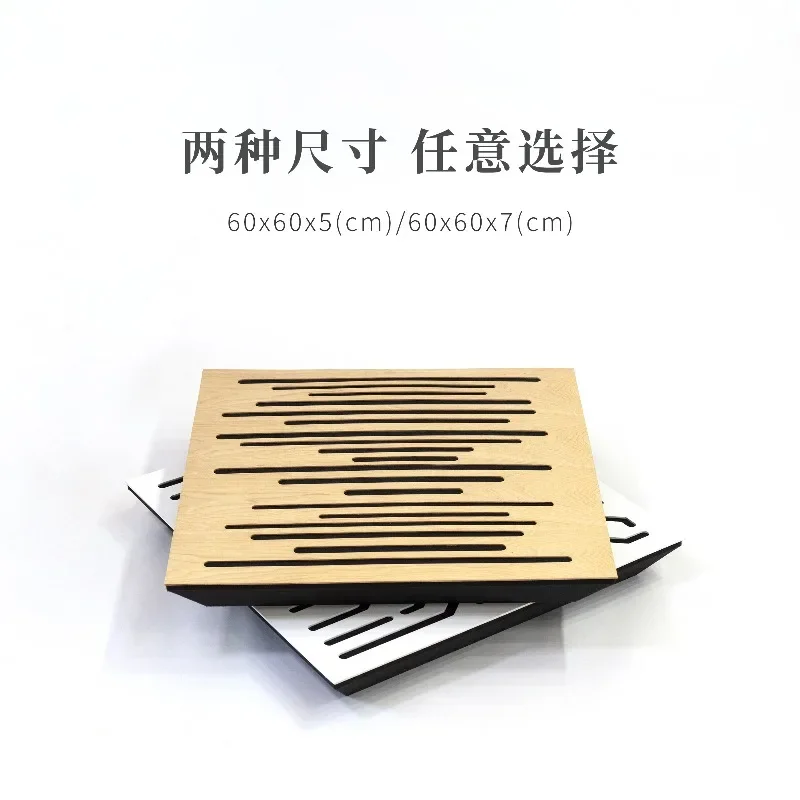 Absorbierende Holzplatte 120 x 60 cm für HIFI Studio Akustikdiffusion Schalldämmung Reduzieren Sie Echo Reverb Image