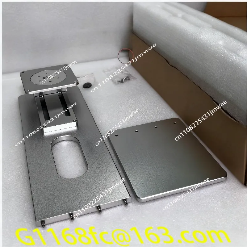 24/27-Zoll-Monitorständer, CNC-Desktop-Computer aus Aluminiumlegierung, 32-Zoll-Bildschirmbasis, kann vertikal angehoben und gedreht werden Image