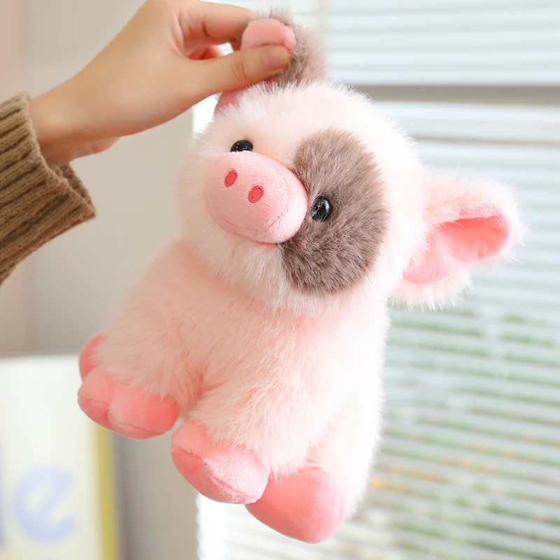 Großhandel Heißer Verkauf Miniatur Duftendes Schwein Plüsch Kawaii Tierpuppe Baby Spielzeug Kissen Ornament Weiches Geschenk für Kinder Niedliches Schwein