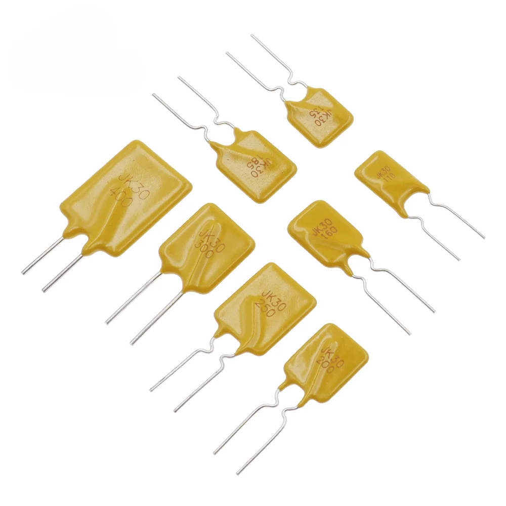 10 Stück, rücksetzbare Sicherung 30 V PTC-Polymer PPTC DIP JK30 0,5 A 0,9 A 1,1 A 0,75 A 1,35 A 1,6 A 1,85 A 2 A 2,5 A 3 A 4 A 5 A 6 A 7 A 8 A 9 A 10 A JinKe Image