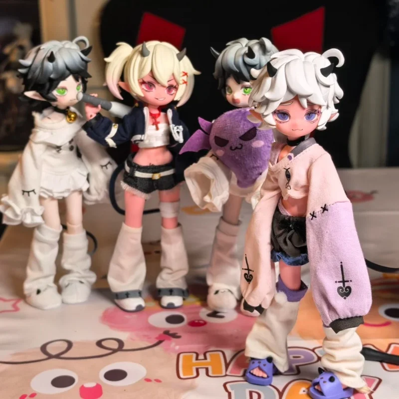 Auf Lager Cooze 1/8 Bjd Devil'S Horns Blind Box Bewegliche Ornament Exquisite Spielzeug Gemeinsame Mobilität Kreative Desktop Sammlung Spielzeug Image