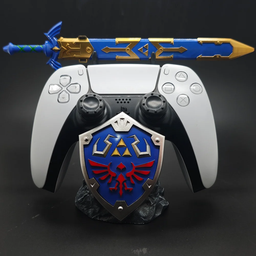 Anime Zelde Link Master's Sword Theme Game Controller Halterung Geeignet PS4 PS5 Xboxs Desktop Dekoration Spiel Zubehör Geschenke Image
