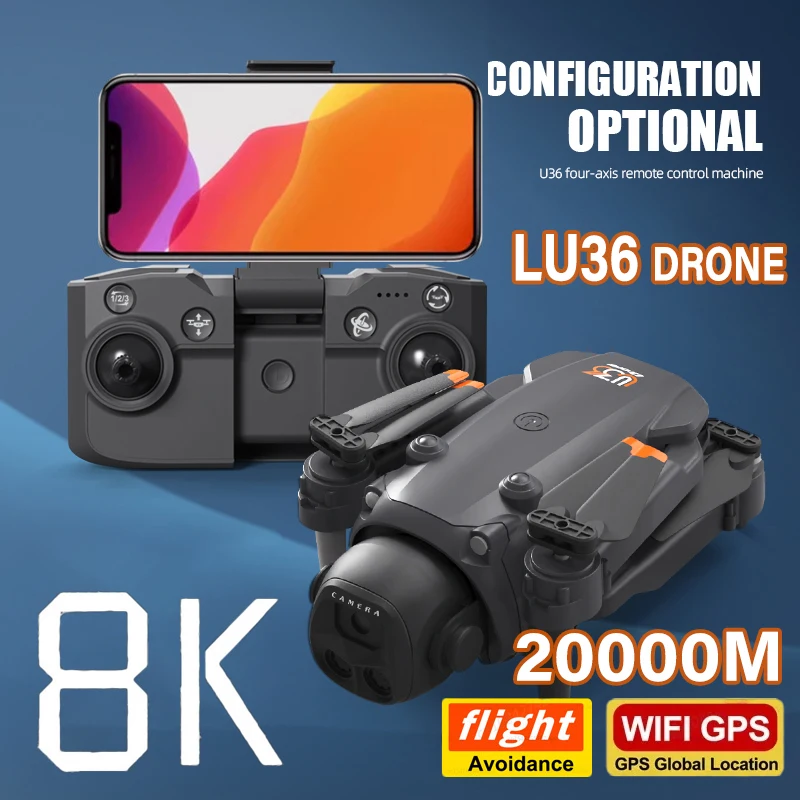 Xiaomi LU36 Drohne 8K Professionelle HD Dual Kamera 5G WIFI GPS Bürstenlosen Motor Intelligente Hindernis Vermeidung Quadcopter UAV Neue Image