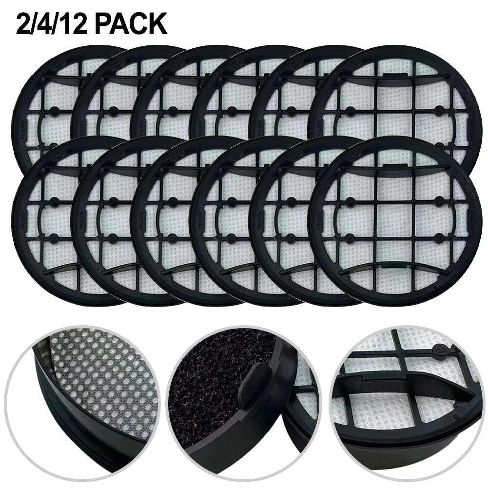 2pc/4pc/12pc Für Philipss VC7000/8000 Filter Waschbar Schaum Filter XC7053 XC7055 XC7057 XC8055 XC8057 8058 Staubsauger Ersetzen Image