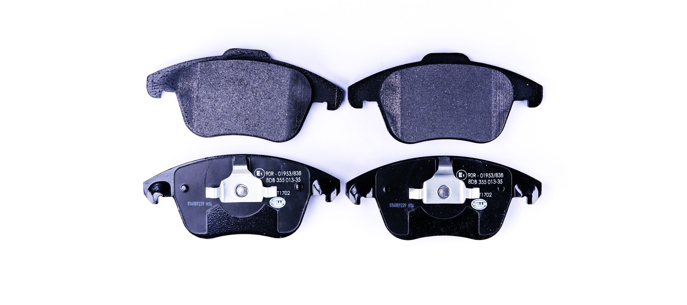 HELLA Bremsbelagsatz OPEL,PEUGEOT,CITROËN 8DB 355 013-351 1647862580,1647874080,1675901280 425362,425397,1647862680,1617273380 Image