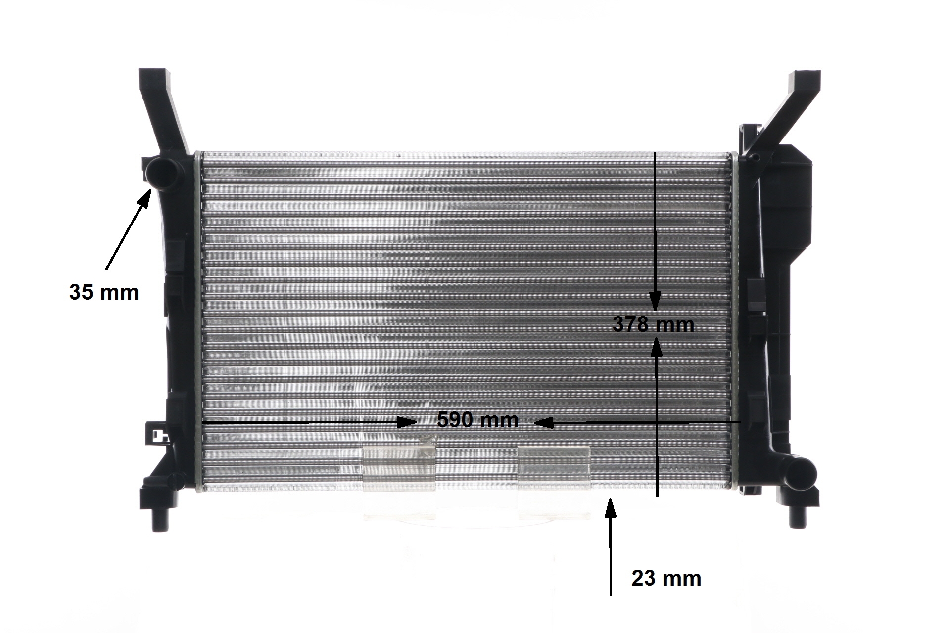 MAHLE Kühler, Motorkühlung MERCEDES-BENZ CR 660 000S 1695000303,A1695000303 Kühler,Wasserkühler,Autokühler,Motorkühler Image