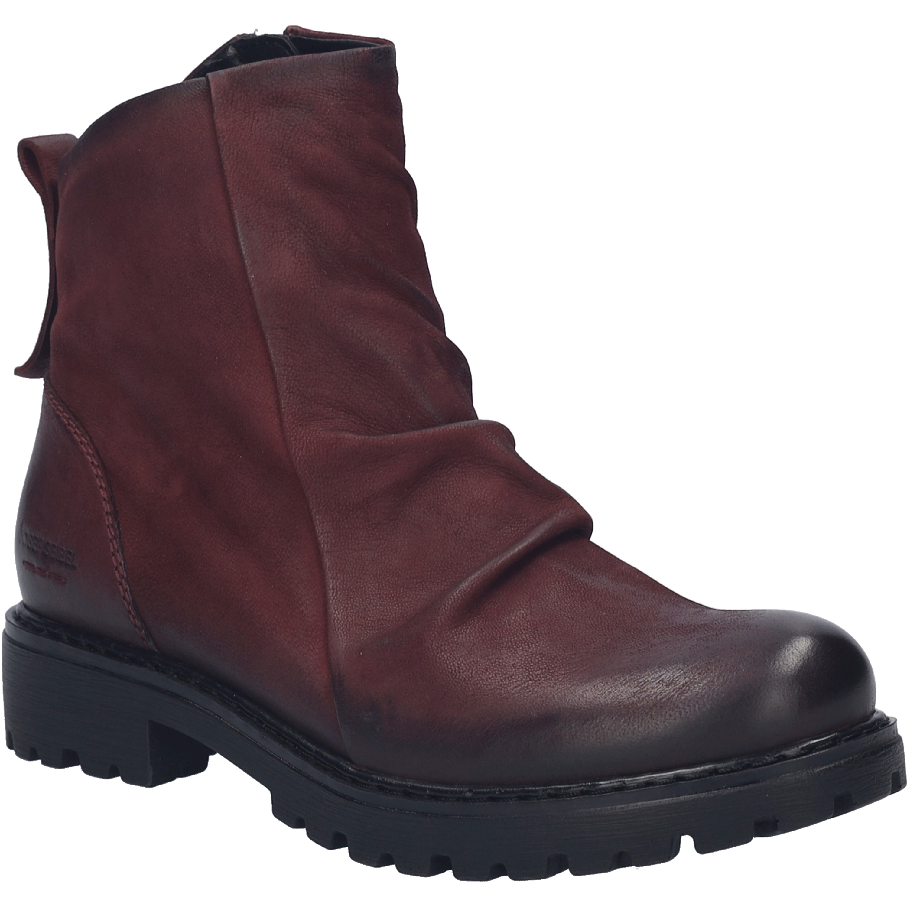 Stiefelette JOSEF SEIBEL "Melinda 33, bordeaux", Damen, Gr. 41, rot (bordeaux), Obermaterial: 100% Rindsleder Leather cow., Schuhe Stiefelette