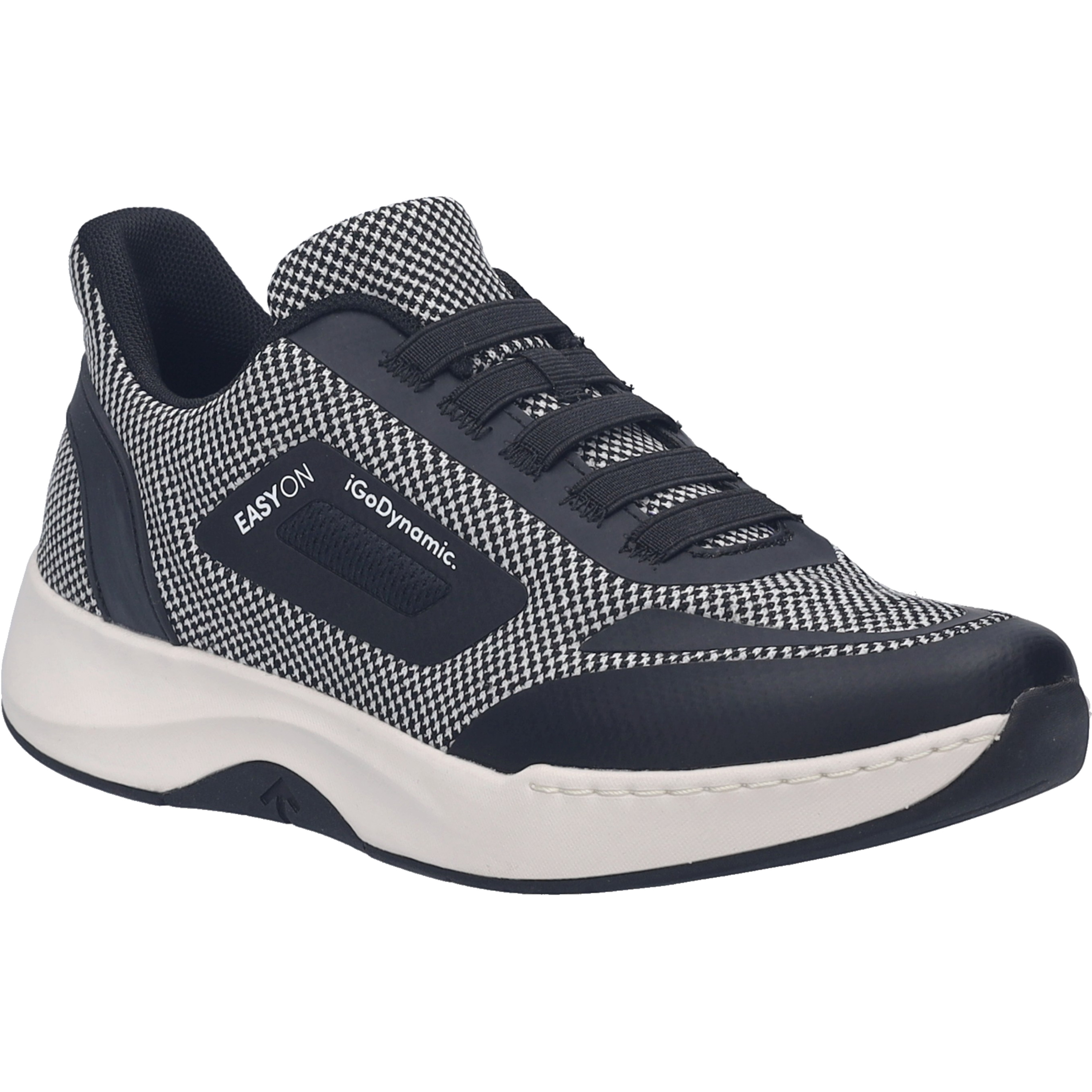 Sneaker JOSEF SEIBEL "Elli 17, schwarz-weiss", Damen, Gr. 40, schwarz (schwarz, weiß), Obermaterial: 100% Textilmaterial TEXMAT., Schuhe Sneaker