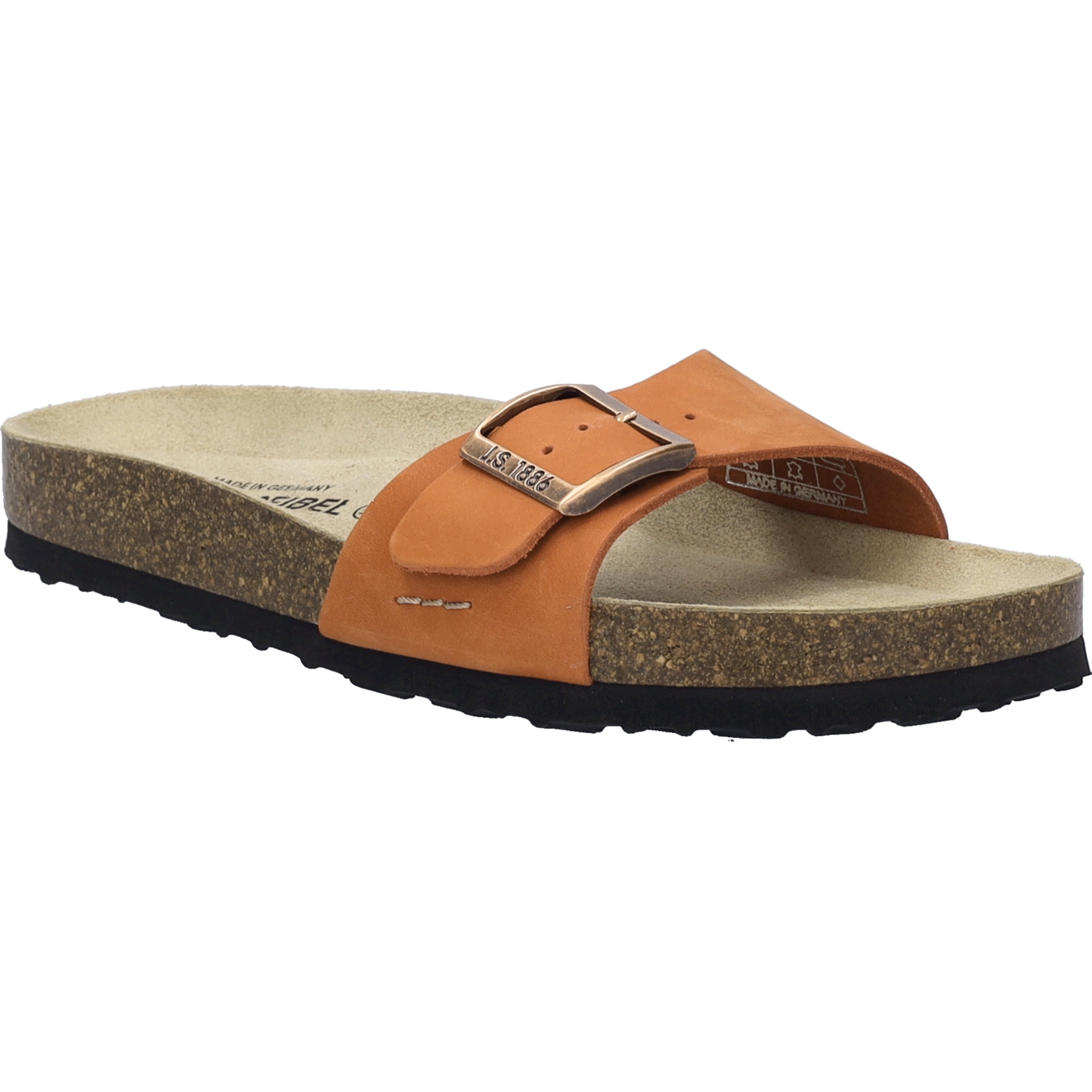 Sandale JOSEF SEIBEL "Hermine 03, orange", Damen, Gr. 39, orange, Obermaterial: 100% Rindsleder Leather cow., Schuhe Sandale