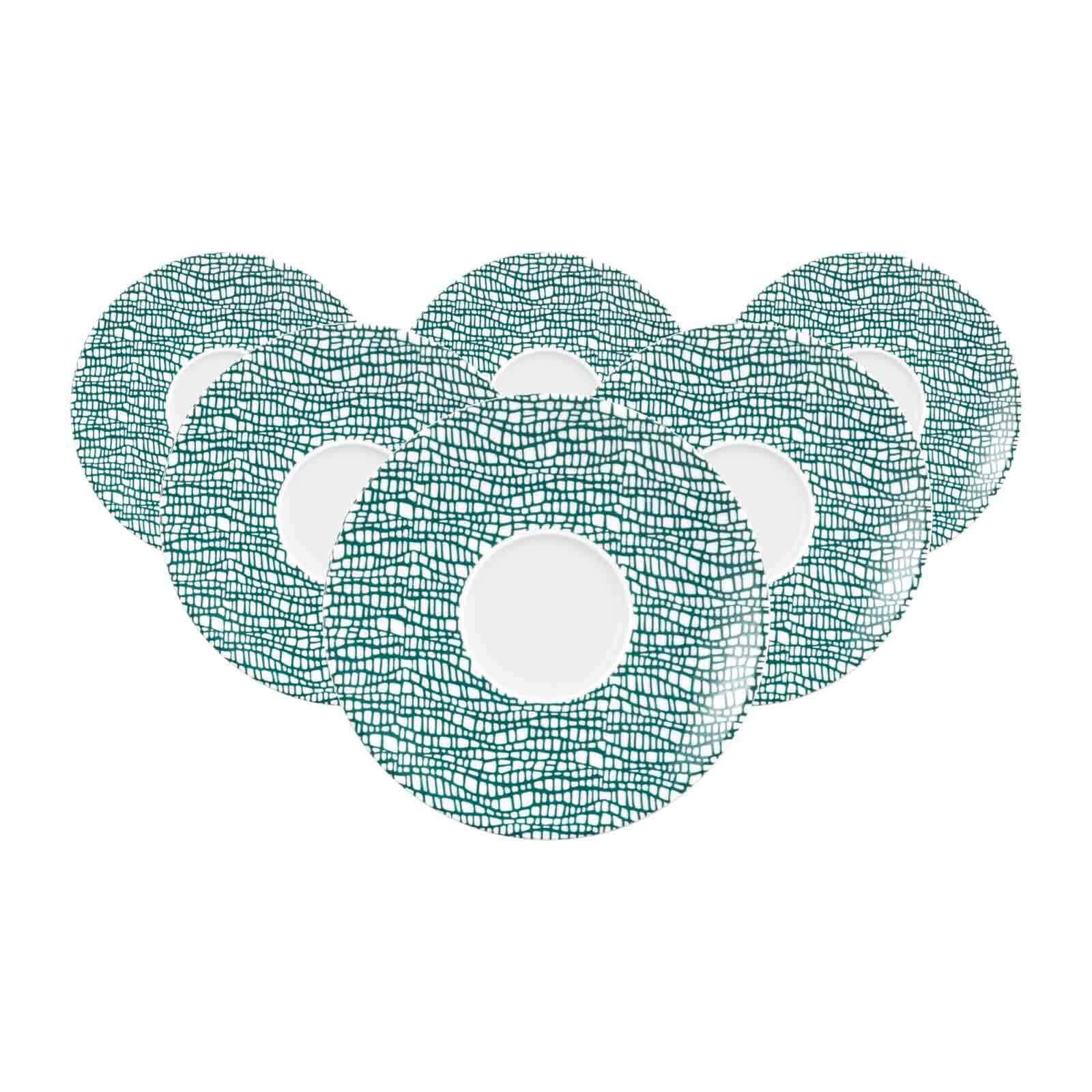 Untertasse SELTMANN WEIDEN "Untertassen Life Fashion ø 16,5 cm 6er Set", bunt (trendy petrol), L:16,5cm, Speiseteller Image