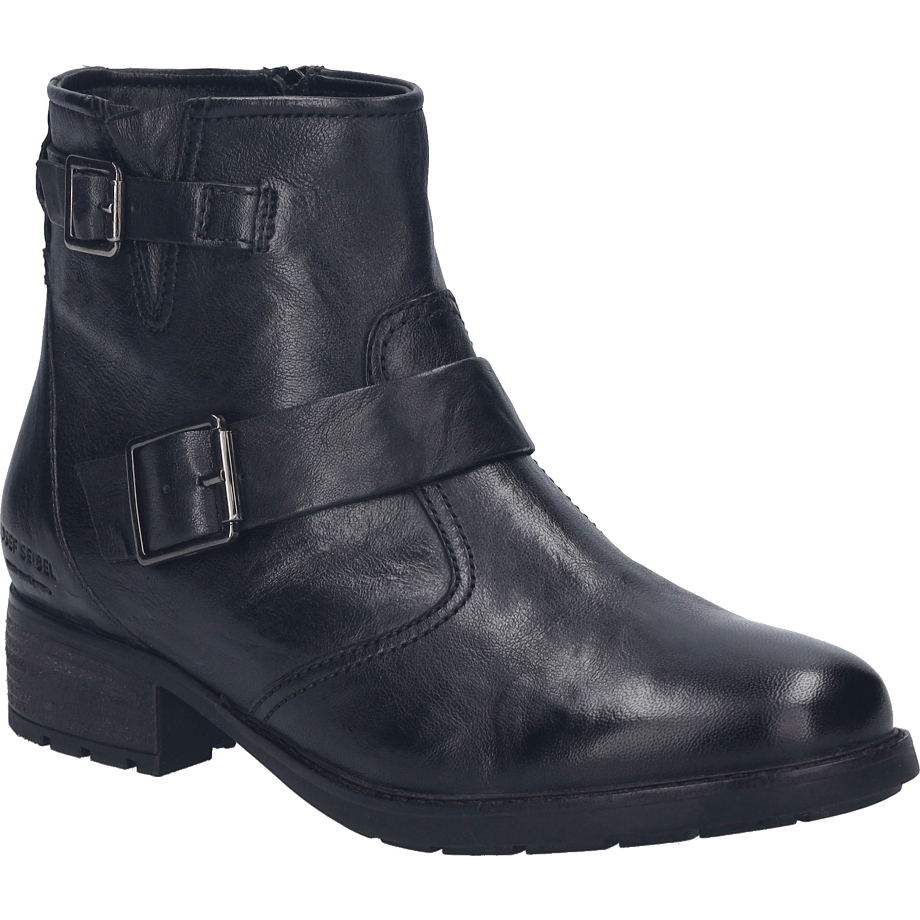 Stiefelette JOSEF SEIBEL "Kate 21, schwarz", Damen, Gr. 40, schwarz, Obermaterial: 100% Rindsleder Leather cow., Schuhe Stiefelette