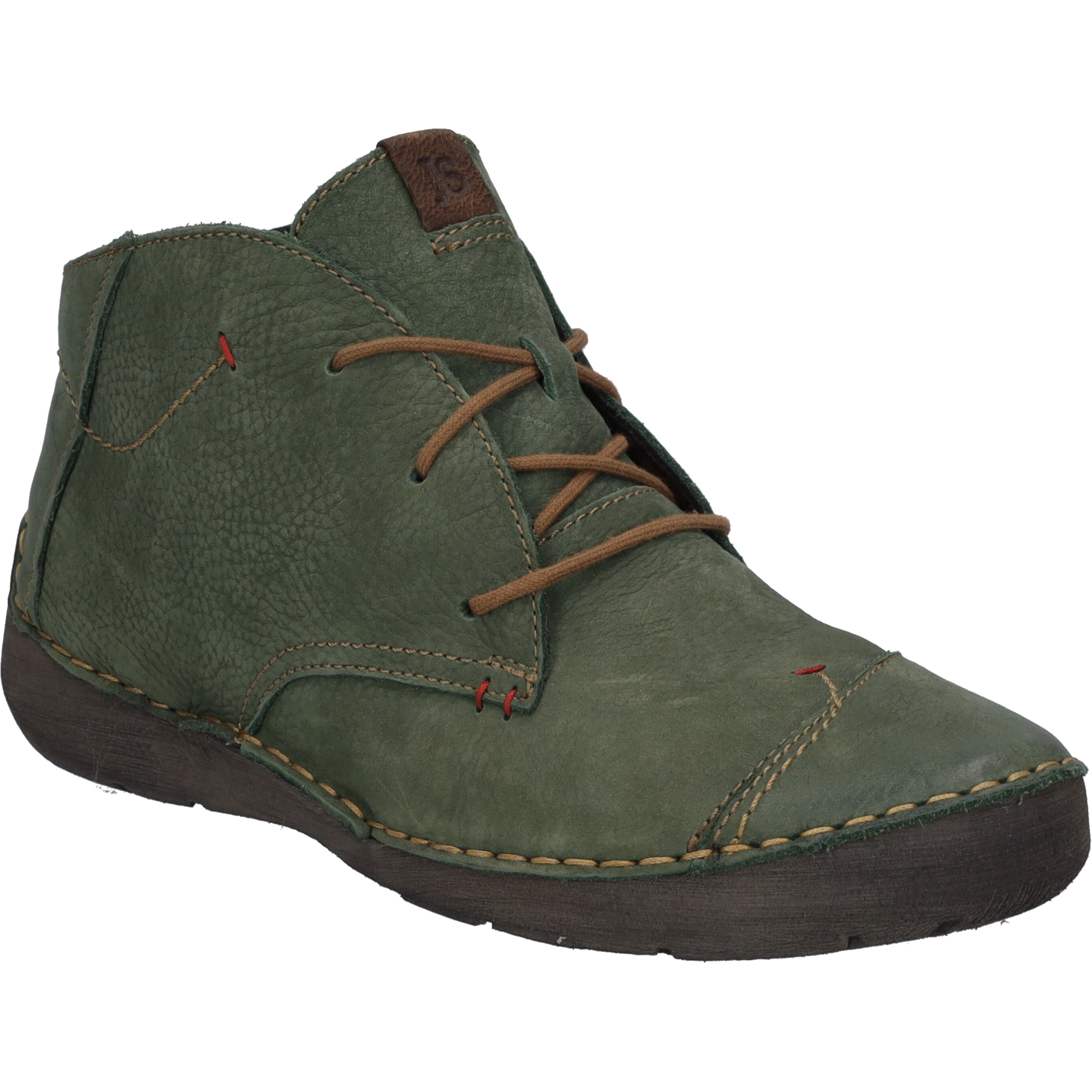 Stiefelette JOSEF SEIBEL "Fergey 18, grün", Damen, Gr. 42, grün, Obermaterial: 100% Rindsleder Leather cow., Schuhe Stiefelette