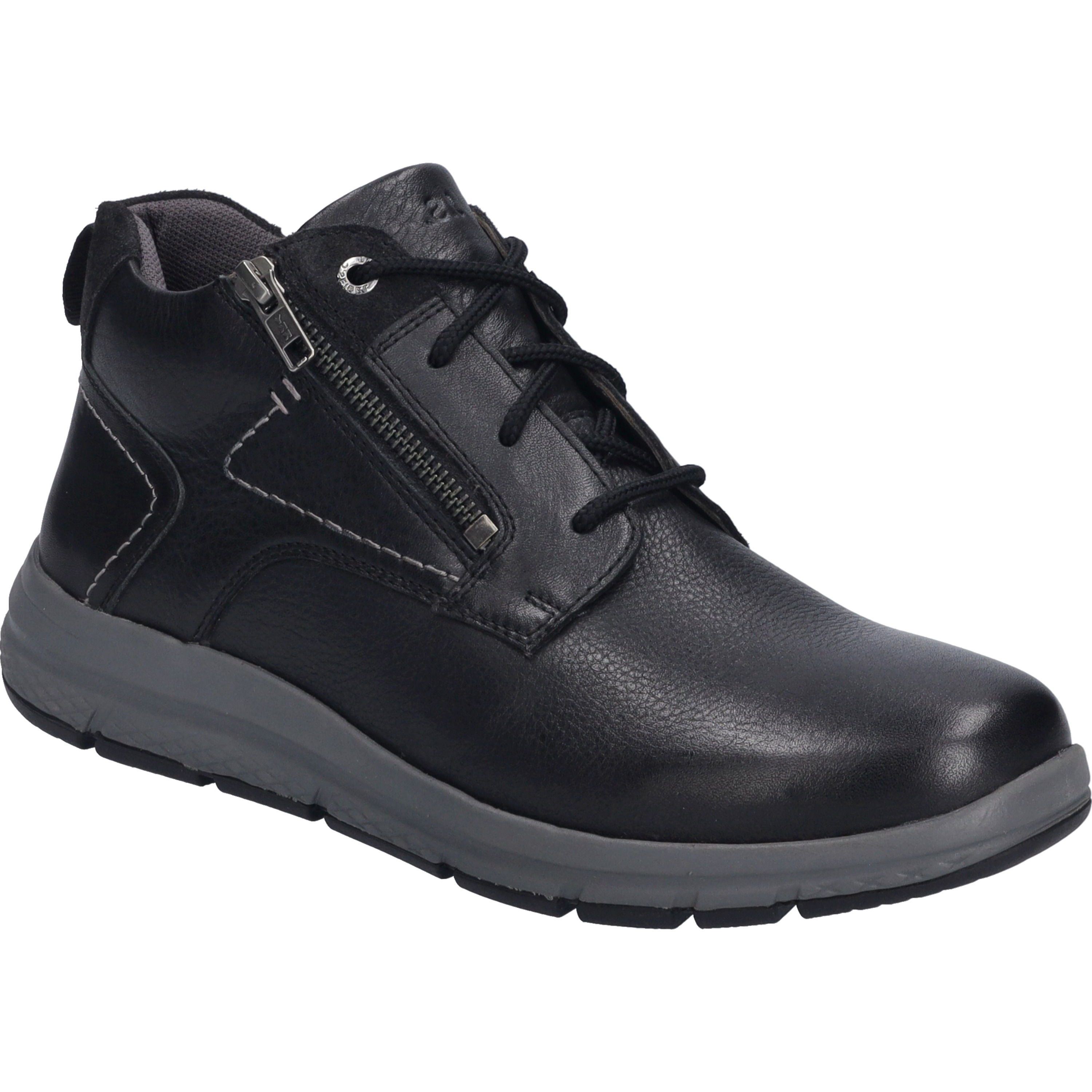 Stiefelette JOSEF SEIBEL "Giuseppe 03, schwarz", Herren, Gr. 42, schwarz, Obermaterial: 100% Rindsleder Leather cow., Schuhe Stiefelette