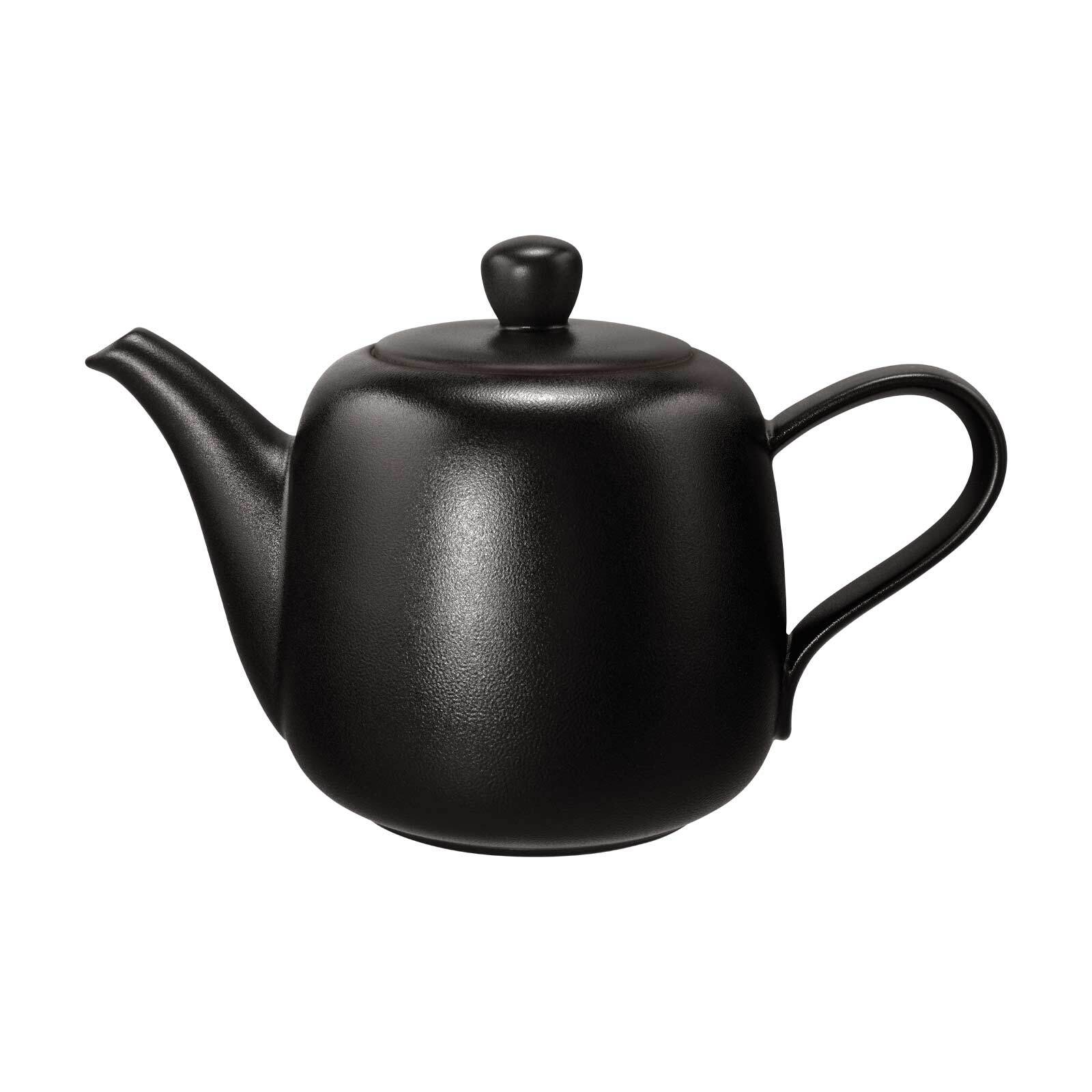 Teekanne SELTMANN WEIDEN "Kanne Liberty Velvet Black 1,6 l schwarz", schwarz, Kannen