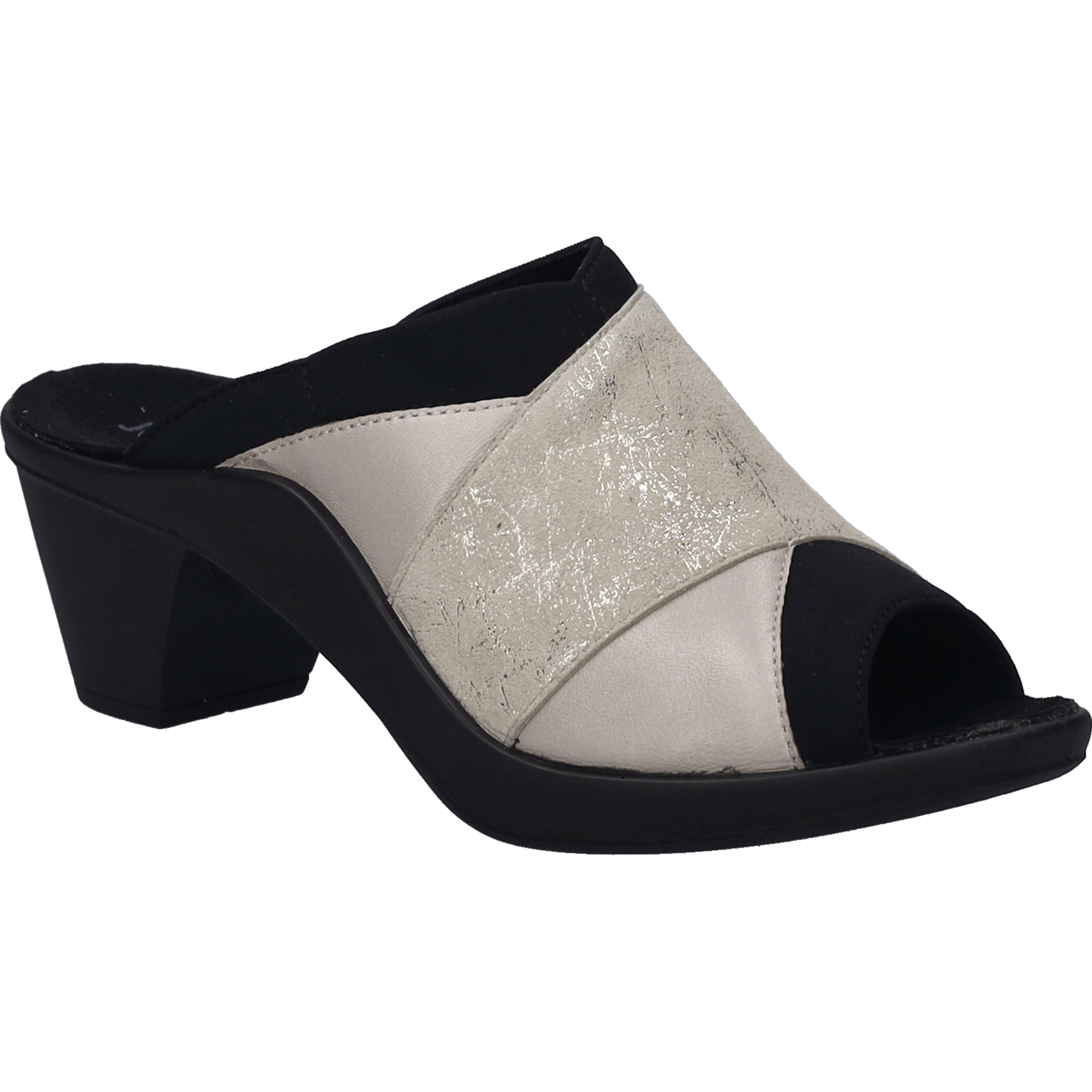 Clog JOSEF SEIBEL "St.Tropez 68, beige-kombi", Damen, Gr. 40, beige (beige, kombi), Obermaterial: 80% Rindsleder Leather cow. 20% Textilmaterial TEXMAT., Schuhe Clog