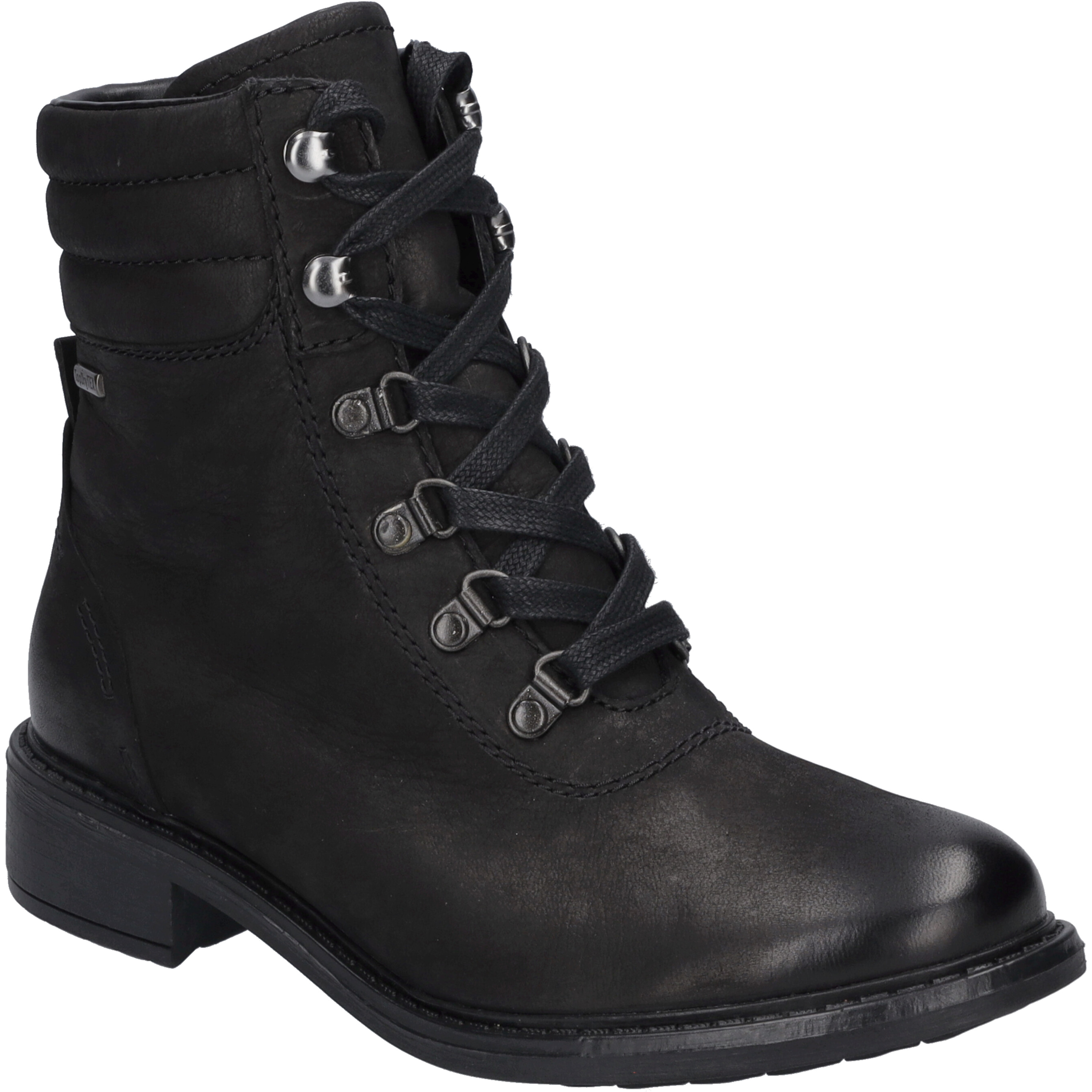 Stiefelette JOSEF SEIBEL "Selena 52, schwarz", Damen, Gr. 41, schwarz, Obermaterial: 100% Rindsleder Leather cow., Schuhe Stiefelette