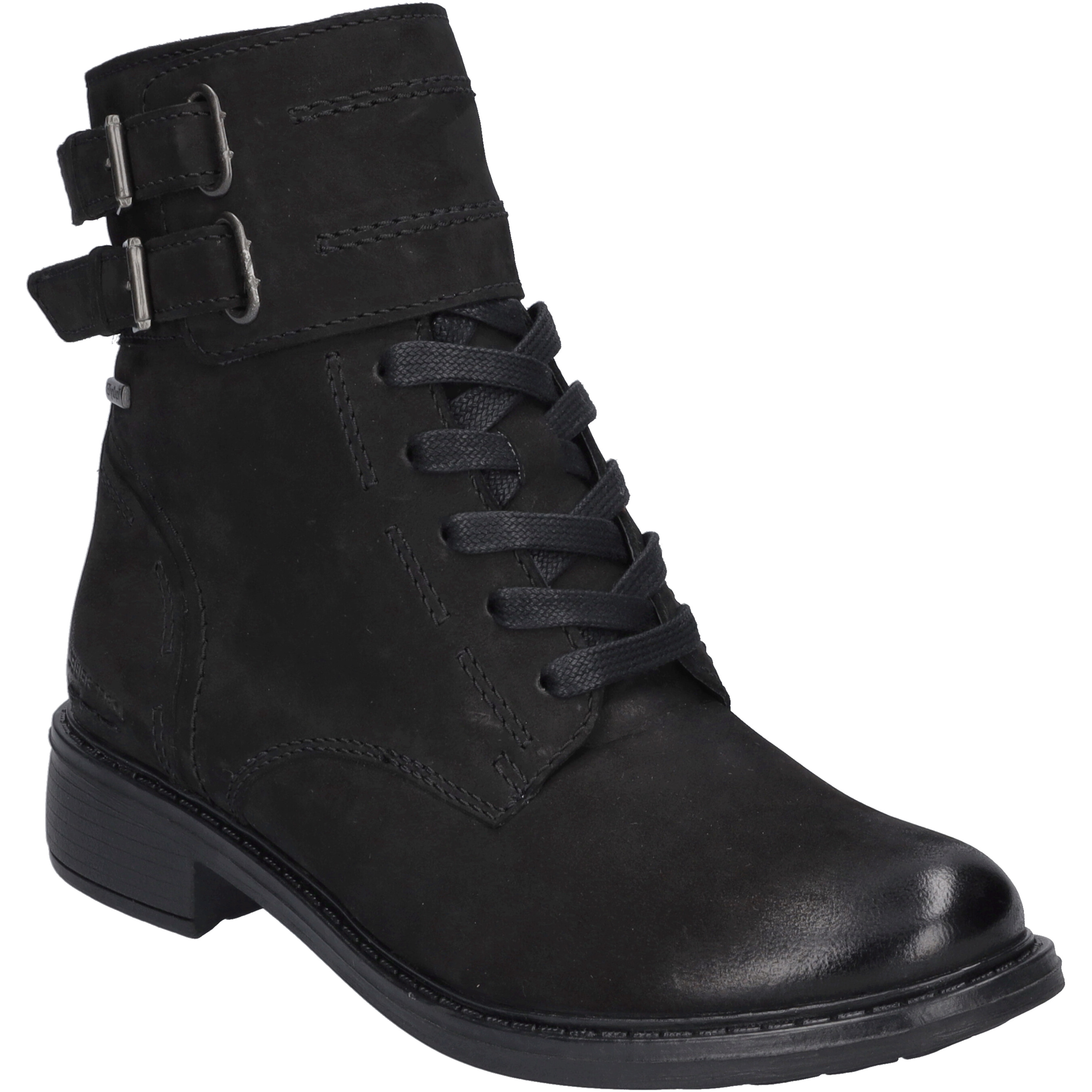 Stiefelette JOSEF SEIBEL "Selena 51, schwarz", Damen, Gr. 37, schwarz, Obermaterial: 100% Rindsleder Leather cow., Schuhe Stiefelette