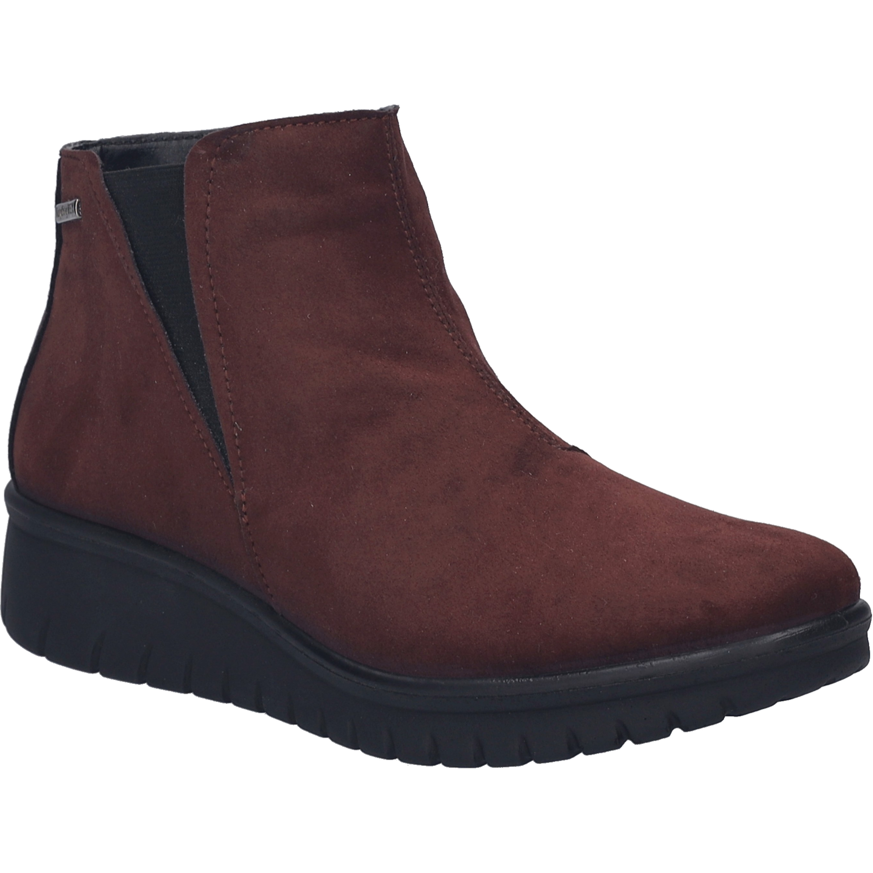 Stiefelette JOSEF SEIBEL "Calais 54, bordeaux", Damen, Gr. 40, rot (bordeaux), Obermaterial: 100% Textilmaterial TEXMAT., Schuhe Stiefelette