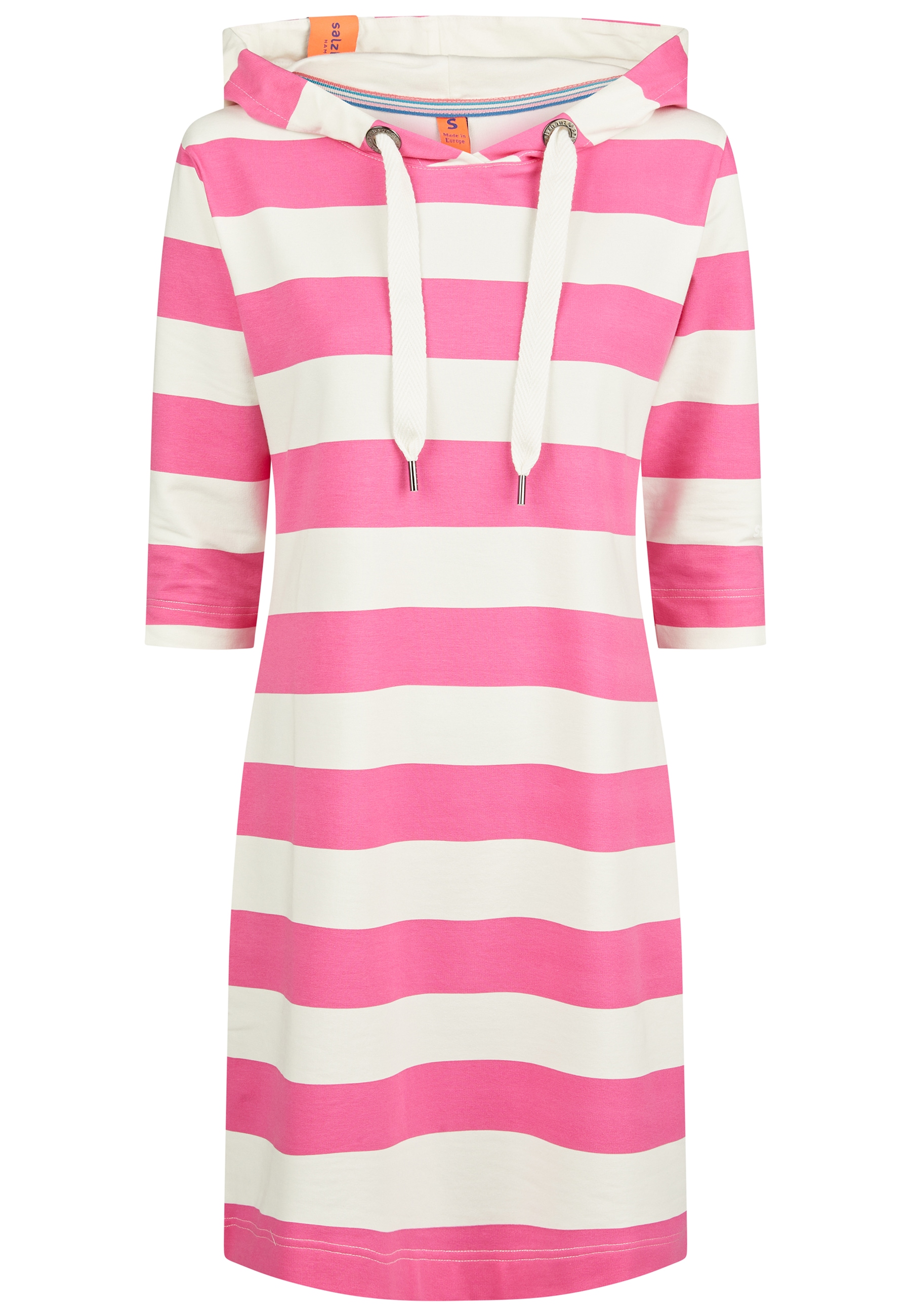 Minikleid SALZHAUT "Kurzes Kleid (Mini) USE", Damen, Gr. XXL, EURO, rosa (sanftes weiß, blossom), Obermaterial: 92% Baumwolle CO. 8% Elasthan EL., Kleider Minikleid