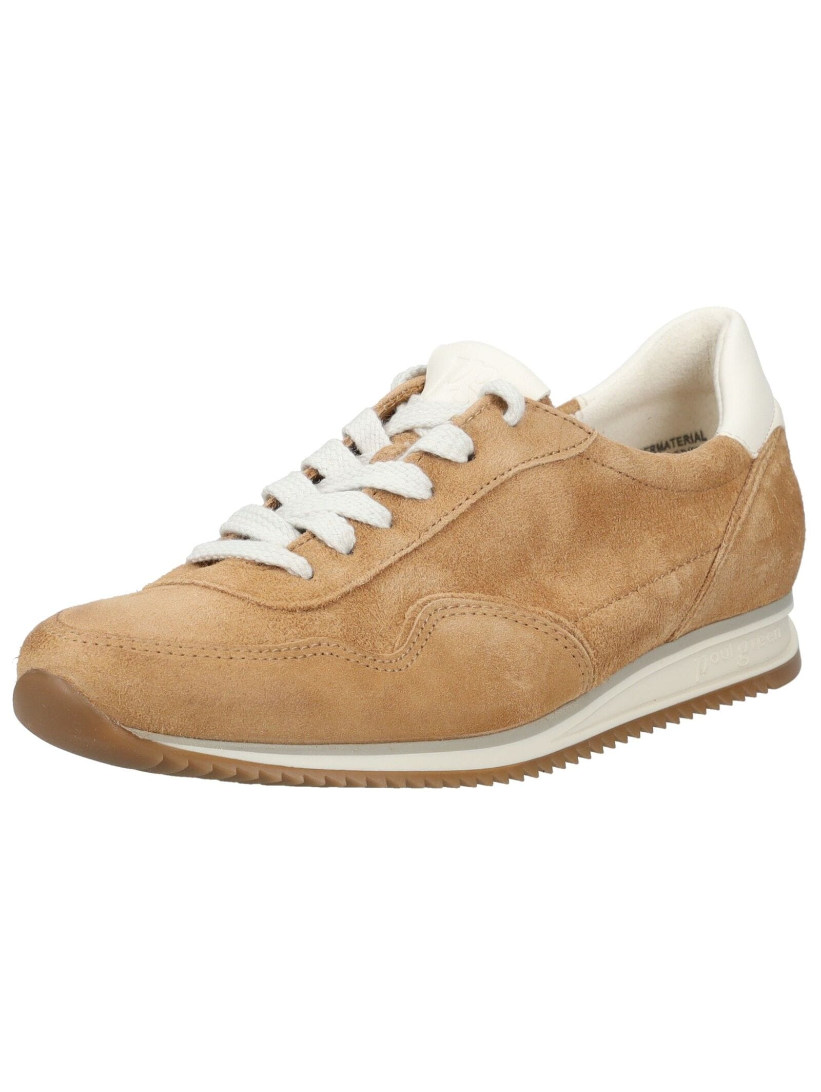Schnürschuh PAUL GREEN "Paul Green Halbschuhe Veloursleder", Damen, Gr. 43, braun, Veloursleder, Schuhe Schnürschuh Image