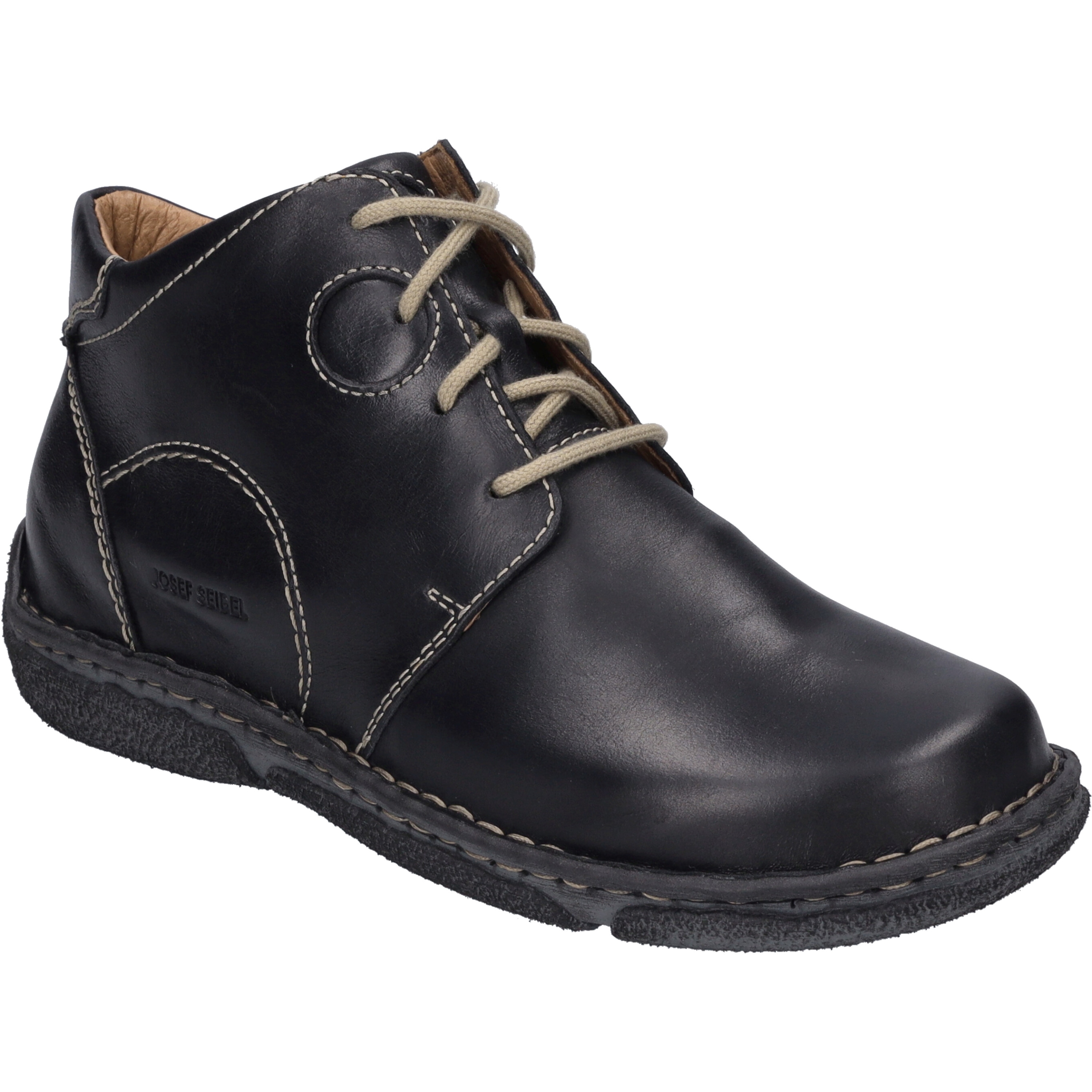 Stiefelette JOSEF SEIBEL "Neele 46, schwarz", Damen, Gr. 37, schwarz, Obermaterial: 100% Rindsleder Leather cow., Schuhe Stiefelette